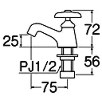 SANEI 立水栓 Y50J 13