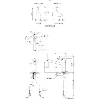 TOTO シングルレバー混合栓 TKS05301J