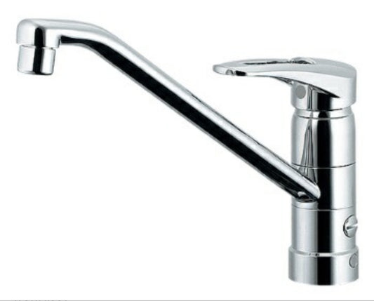 カクダイ 117-051K シングルレバー混合栓(分水孔つき)